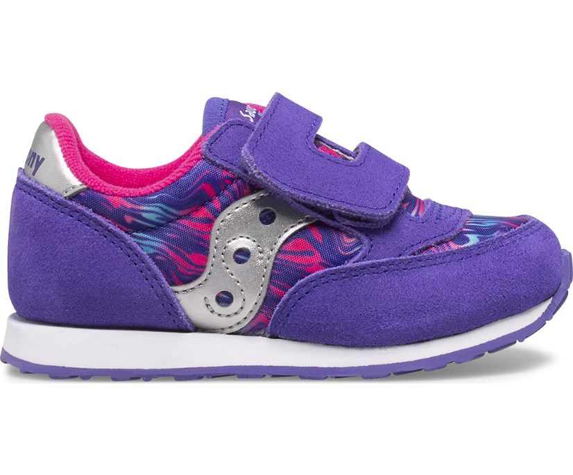 Gyerek Saucony Baby Jazz Hook & Loop Tornacipő Lila | HU 194WNB